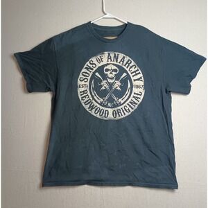 Sons of Anarchy Graphic T-Shirt Redwood Original Motorcycle Club Men's Y2K‎ G